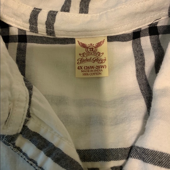 Faded Glory button lightweight flannel shirts - Picture 4 of 4